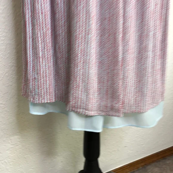 Hatch Briar sky blue red dashdot smocked waist maternity dress size 2 or Medium - Picture 15 of 16